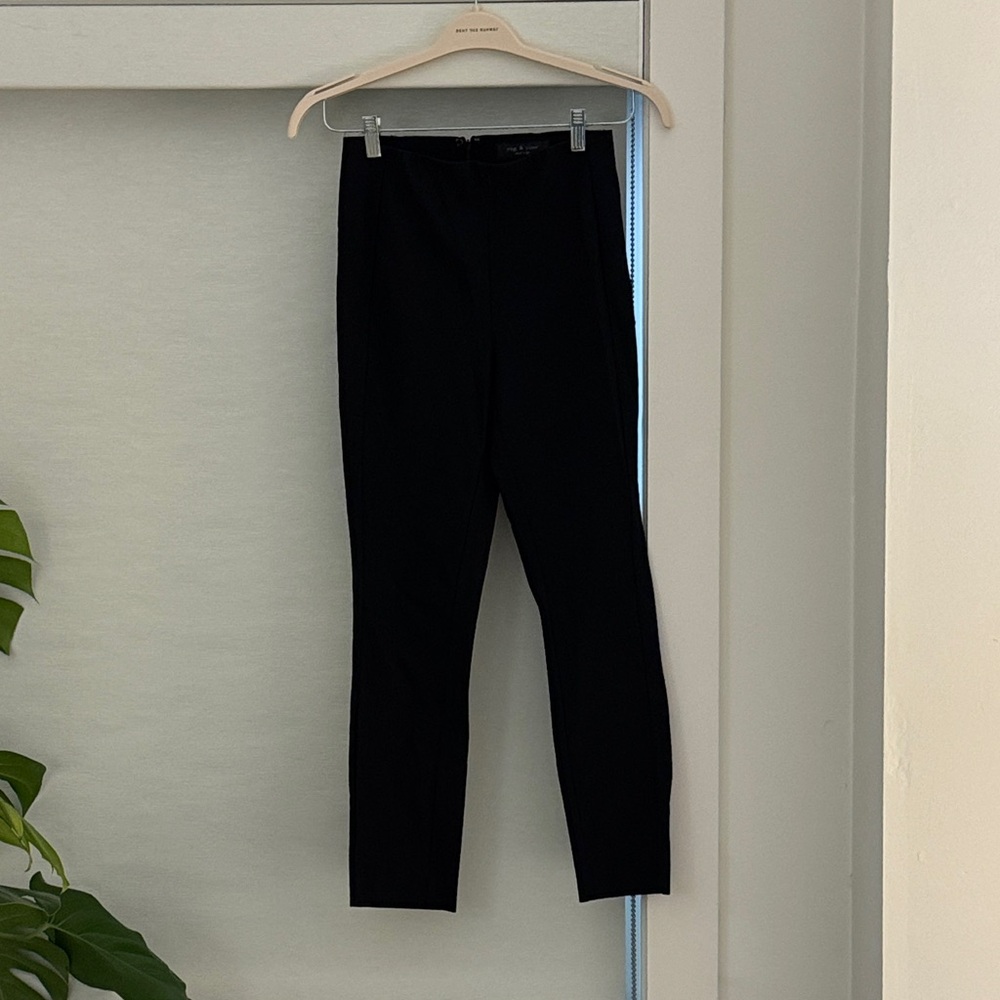 rag & bone Classic Black Cropped Pants